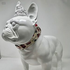 London Motif Dog Collar by The Steve Studio